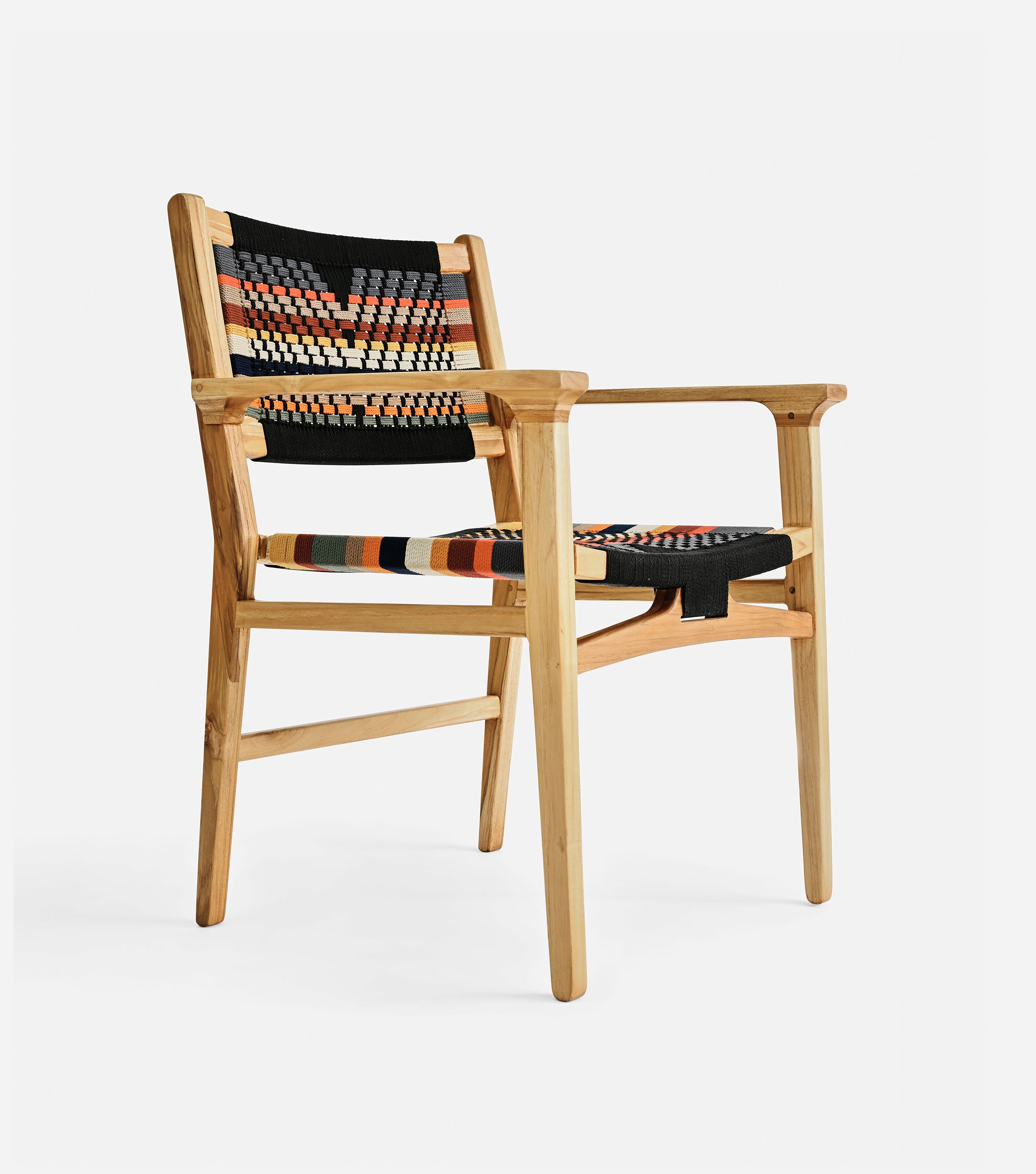 Chontales Dining Chair with Armrests | San Geronimo Pattern