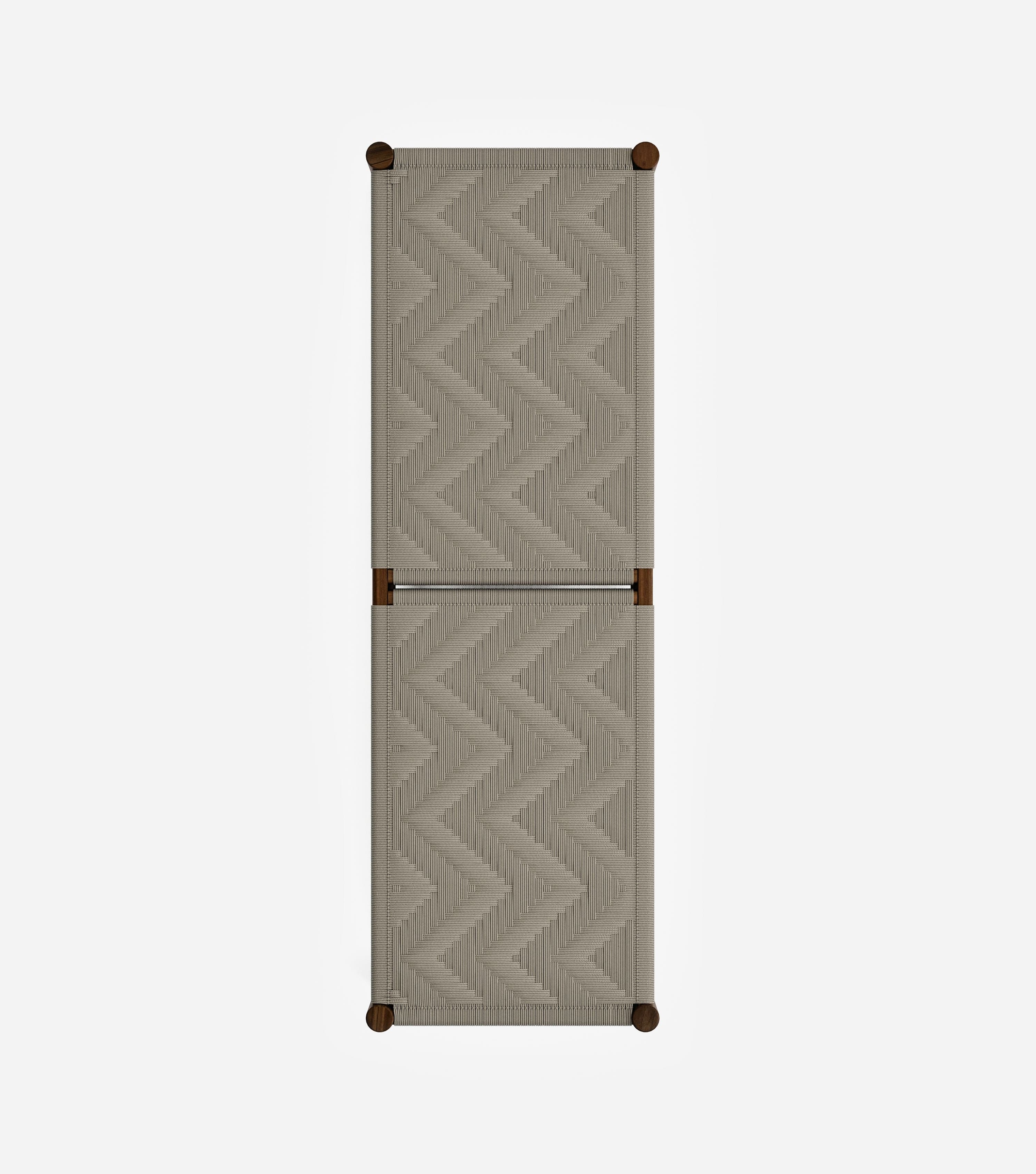 Coffee / Taupe Chevron Cord / Medium