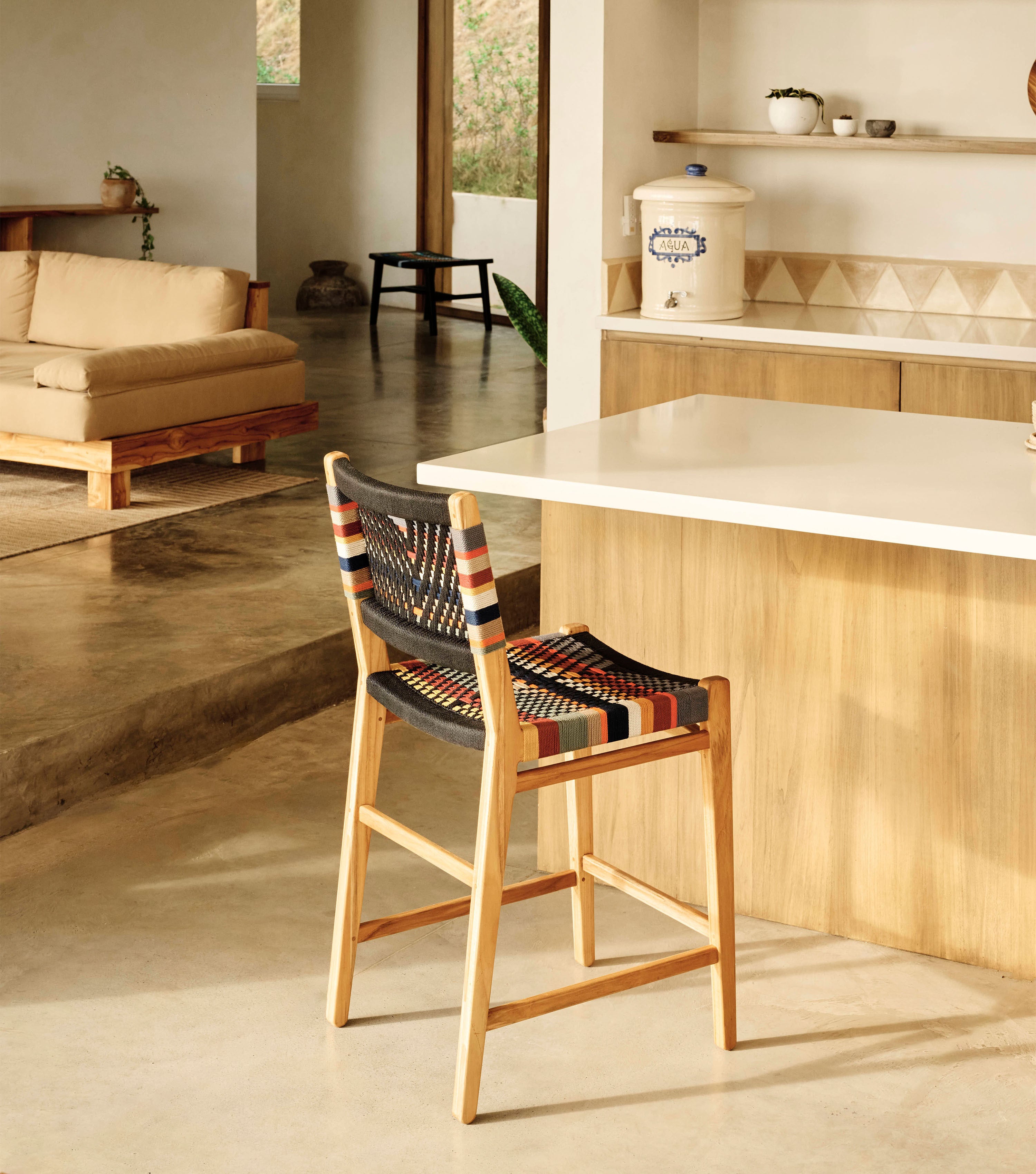 Natural / San Geronimo Pattern / Counter Height