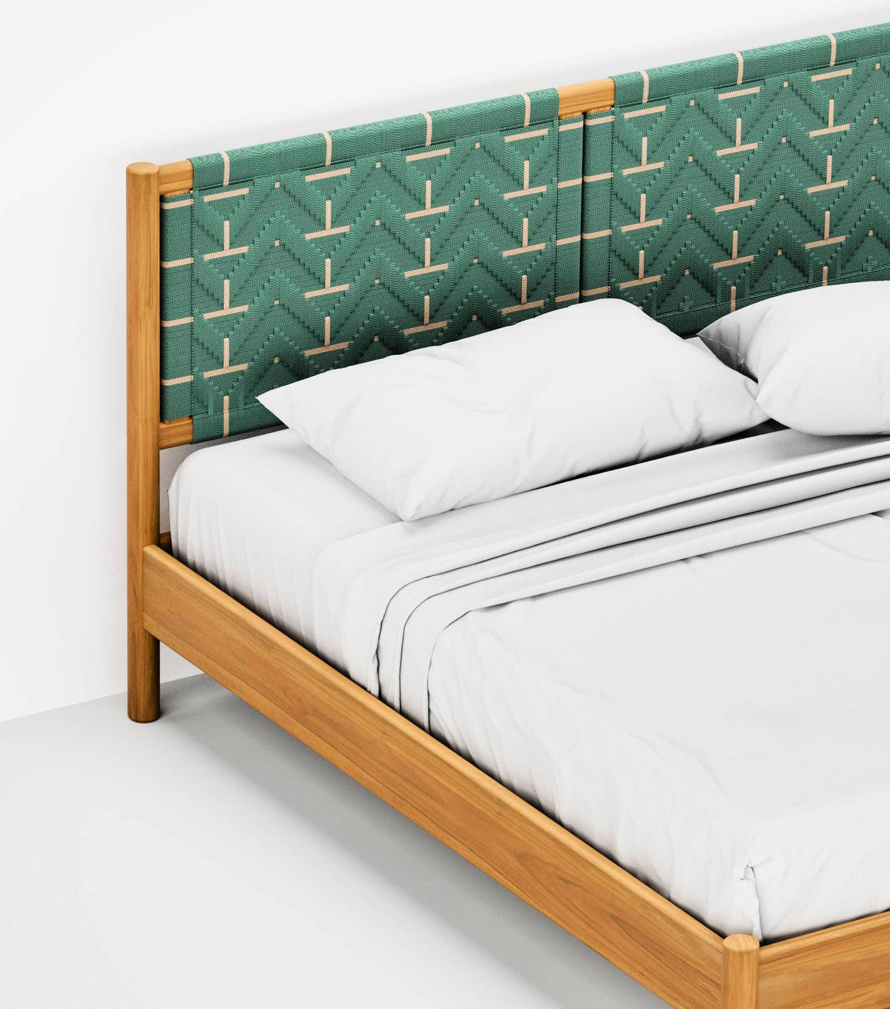 Natural / Sea Green Pattern / King