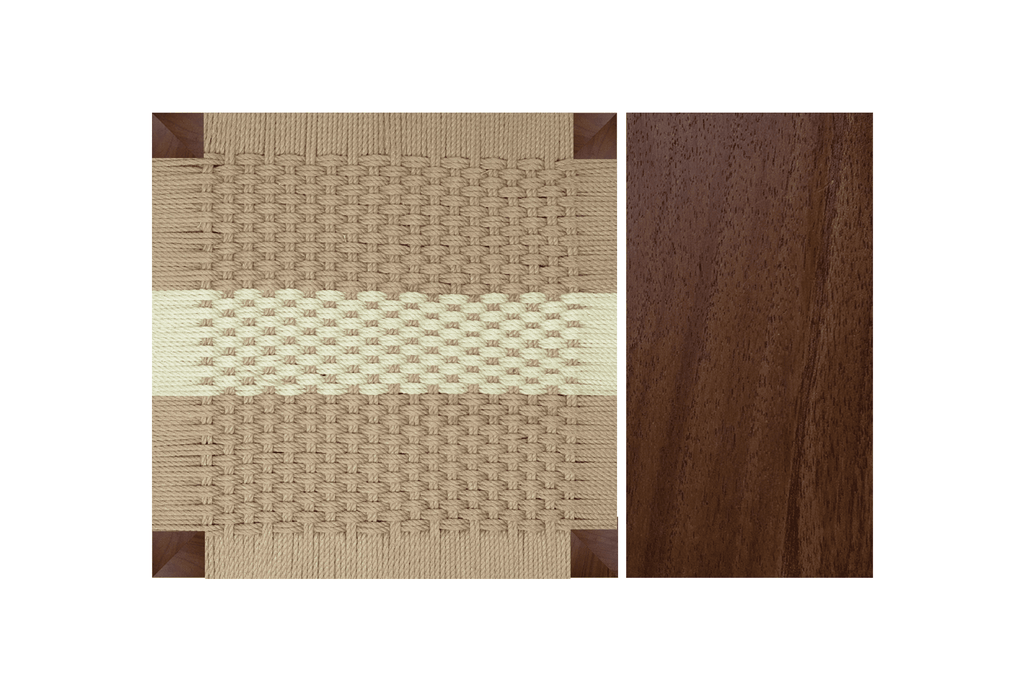 Walnut / Khaki Stripe Pattern